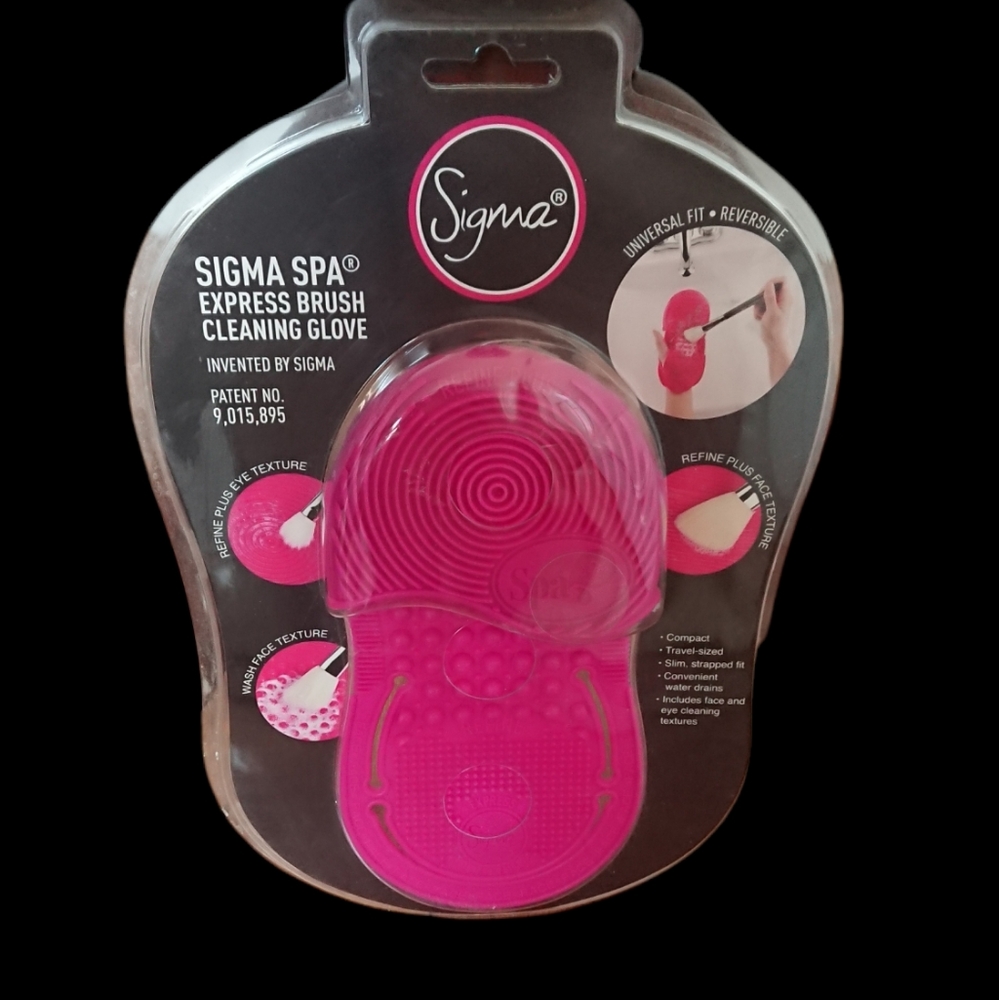 SIGMA PINK SPA EXPRESS BRUSH CLEANING GLOVE
